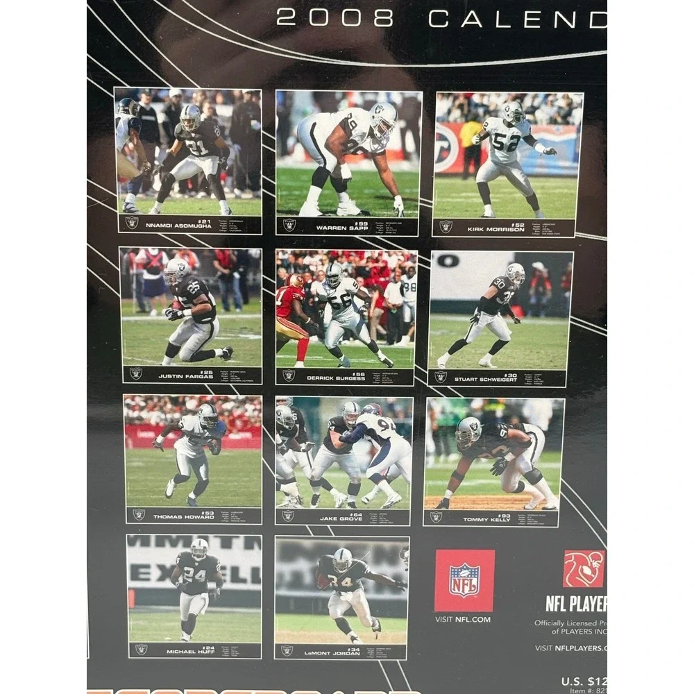 Oakland Raiders‎ 2008 NFL Team Calendar Sealed